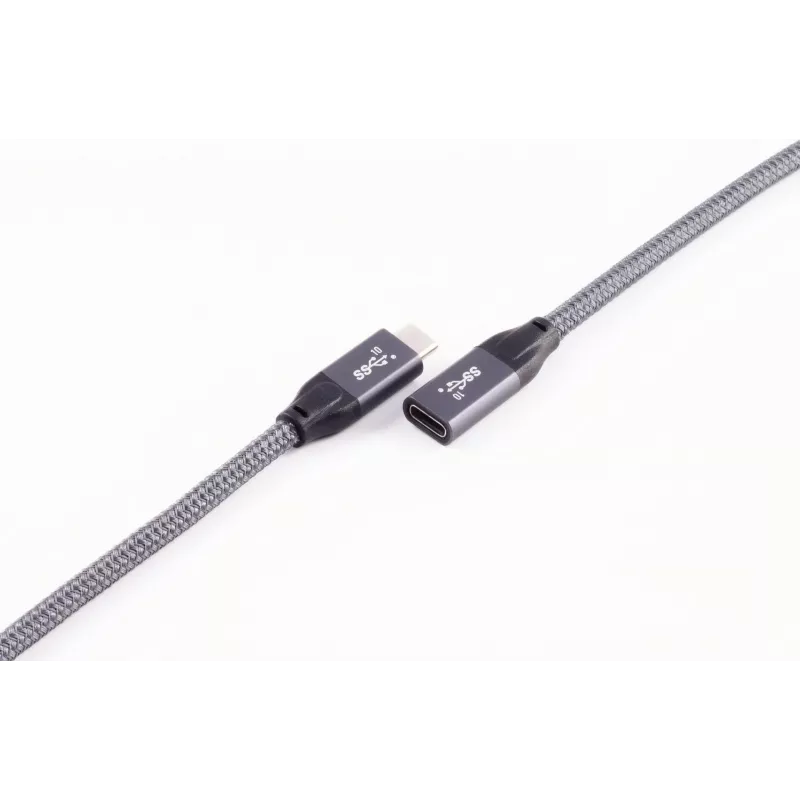 ShiverPeaks BASIC-S USB-C ilginimo laidas, USB 3.2 Gen 2, 2,0 m, juodas