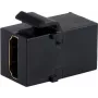 SHIVERPEAKS BS08-10052 Keystone HDMI 2.1 jungtis moteriška-moteriška 8K 48Gbps juoda