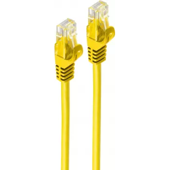 SHIVERPEAKS BS08-35002 Cat.7 U/UTP tinklo kabelis, RJ-45, auksuoti kontaktai, 0,25 m, geltonas, 10 Gbps