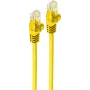SHIVERPEAKS BS08-35002 Cat.7 U/UTP tinklo kabelis, RJ-45, auksuoti kontaktai, 0,25 m, geltonas, 10 Gbps