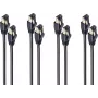 SHIVERPEAKS BS08-41025-4 Cat.8.1 S/FTP tinklo kabelis, RJ45, 1m, juodas