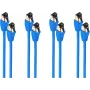 SHIVERPEAKS BS08-41061-4 Cat8.1 S/FTP tinklo kabelis, 7,5 m, mėlynas