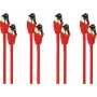 shiverpeaks BS08-41074-4 Cat8.1 F/FTP tinklo kabelis, RJ45, raudonas, 10 m