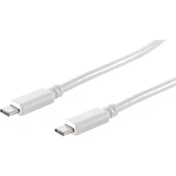 shiverpeaks BS13-45026 USB-C į USB-C kabelis 1m Baltas USB 3.2 Gen 2 10Gbps 100W PD