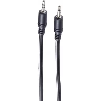 SHIVERPEAKS BS30812-0.5 3,5 mm stereo garso kabelis, 0,5 m, juodas