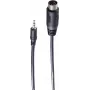 SHIVERPEAKS BS30822 Audio kabelis 1,5 m 3,5 mm į 5-Pin DIN male juodas