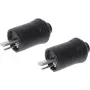 SHIVERPEAKS BS54030-SET svirtinių veržlių laidų jungčių rinkinys, 25 dalių, 2/3/5 polių, 0,14-4,0 mm², 400 V, 32 A, juodas