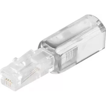 SHIVERPEAKS Helos Untangler Twist-Stop telefono laido išpainiojimo priedas, plonas, baltas permatomas, laisvas (71216-W)