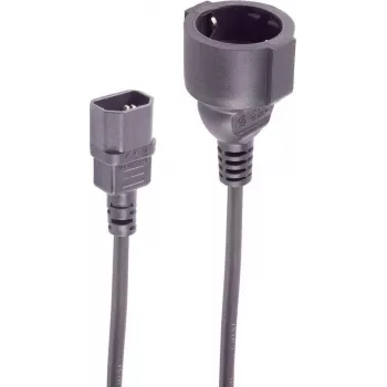 SHIVERPEAKS IEC C14 adapterio kabelis, CEE 7/3, 1mm², UPS, 2m (BS09-07035)