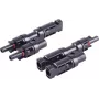 SHIVERPEAKS PV4 T-adapterio rinkinys, 2 į 1 šakotuvas, IP68, 1500V DC, 30A, juodas (BS02-21012)