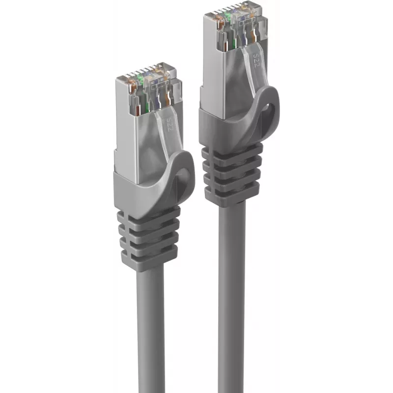 ShiverPeaks RJ45 Patch Cable S/FTP PIMF Cat7 LSZH Grey - Network Cable - 2m