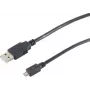 SHIVERPEAKS S-Conn 77183-HQ 3m USB A į Micro-USB B vyriškas-vyriškas juodas USB kabelis