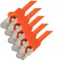 SHIVERPEAKS S-Conn Cat.7 S/FTP tinklo kabelis, 1,5 m, RJ-45 į RJ-45, auksuoti kontaktai, 10 Gbps, 600 MHz, varis, juodas 75511-1.5O-SET5