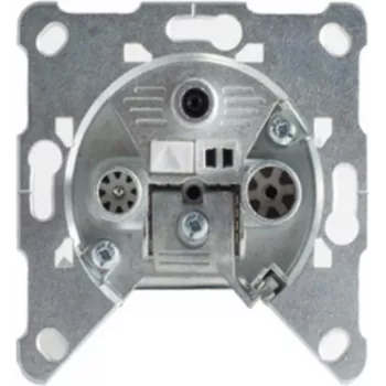 SHIVERPEAKS S/CONN maksimalaus ryšio antenos sieninis lizdas SAT+BK su spaustuko technologija, 1 dB (15-93001)