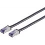 SHIVERPEAKS S/CONN maximum connectivity Cat.6A Flex S/FTP tinklo kabelis, 10m, juodas (08-28075)