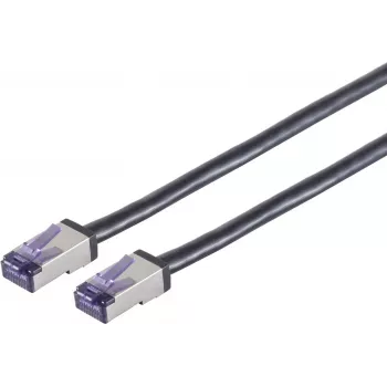 SHIVERPEAKS S/CONN maximum connectivity Cat. 6A Flex S/FTP tinklo kabelis, 3,0 m, juodas 08-28045