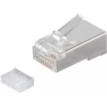SHIVERPEAKS S/CONN maximum connectivity Cat.6a ekranuotas RJ45 modulinis kištukas, 8P8C, auksu padengti 50µ kontaktai, su įkišimo pagalba (72061-R)