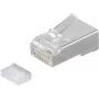 SHIVERPEAKS S/CONN maximum connectivity Cat.6a ekranuotas RJ45 modulinis kištukas, 8P8C, auksu padengti 50µ kontaktai, su įkišimo pagalba (72061-R)