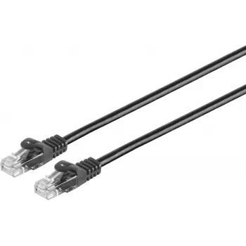 SHIVERPEAKS S/CONN maksimalaus ryšio Cat.7 U/UTP RJ45 tinklo kabelis, 1m, juodas 08-35025