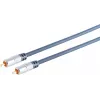 SHIVERPEAKS S/CONN maximum connectivity namų kino RCA į RCA kabelis, 1,0 m, auksuoti kontaktai, chromuoti metaliniai jungtys, juodas 90022-1MHQ