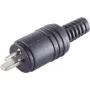 SHIVERPEAKS S/CONN maximum connectivity varžtinis bananų kištukas, 4 mm, 24k auksu padengti kontaktai, 6 mm², visiškai izoliuotas, 1 vnt. (54030-)
