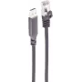 SHIVERPEAKS USB-A į RJ45 Gigabit Ethernet adapterio kabelis, aliuminis, juodas, 1,5 m BS14-52155