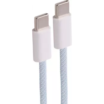 SHIVERPEAKS USB-C į USB-C pintas kabelis 2m 60W PD mėlynas BS14-21031