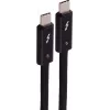 SHIVERPEAKS USB-C į USB-C Thunderbolt 5 UltraFlex laidas, 240W, 2m, juodas BS13-75035