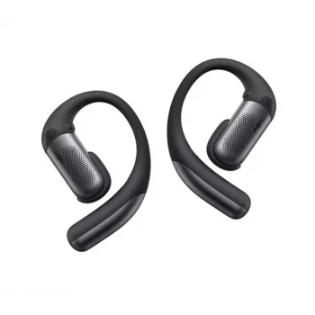 Shokz OpenFit Pro Black Open-Ear True Wireless Earbuds su DirectPitch™ technologija, Bluetooth 5.3, 30H bendra baterija, IP54, jutikliniai valdikliai