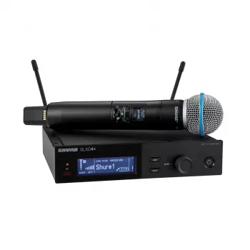 Shure SLXD24+E/B58 belaidis mikrofonas su Beta 58A kapsule