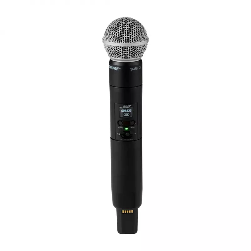 Shure SLXD24D+E/58 dviejų kanalų belaidė sistema su SM58 kapsulėmis