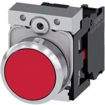 Siemens 3SU1150-0AB20-1CA0 SIRIUS ACT perjungiklis, 22mm, 2 padėčių, 1NO, juodas