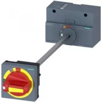 Siemens 3VA9257-0FK25 durų montuojamas sukamasis valdymo mechanizmas 3VA2 grandinės pertraukikliams, 250 mm velenas, IP65, užrakinamas