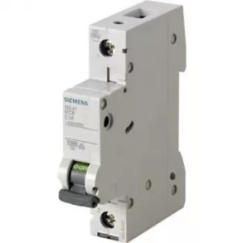 Siemens 5SL4108-6 1 polių 8A B charakteristikos automatinis jungiklis 230/400V 6kA