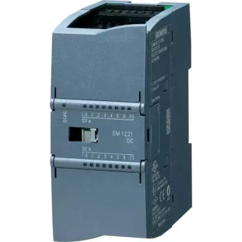 Siemens 6ES7221-1BH32-0XB0 SIMATIC S7-1200 SM 1221 skaitmeninių įėjimų modulis, 16 DI, 24 V DC, Sink/Source, varžtiniai gnybtai