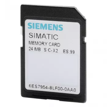 Siemens 6ES7954-8LF04-0AA0 SIMATIC S7 atminties kortelė 24 MB, skirta S7-1x00 CPU