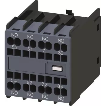 SIEMENS pagalbinis kontaktų blokas 2NO+2NC, dydis S00/S0, varžtiniai gnybtai, 3RH2911 serija 3RH29112GA22