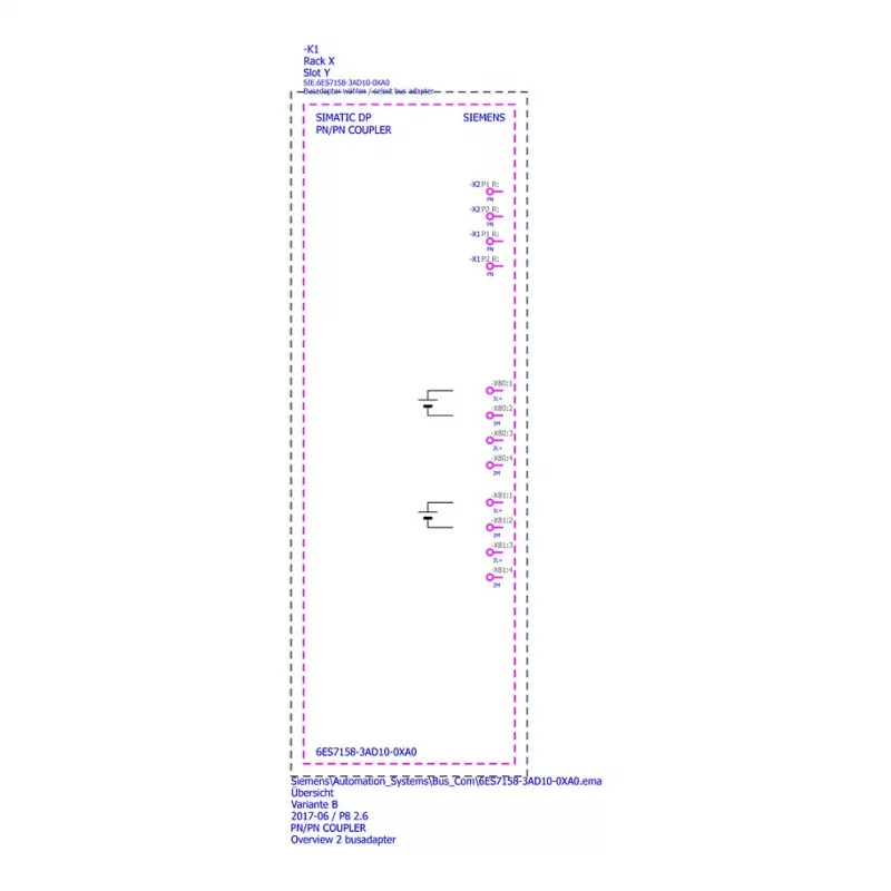 SIEMENS SIMATIC PN/PN Coupler 6ES7158-3AD10-0XA0 | PROFINET IO Coupler for Network Linking