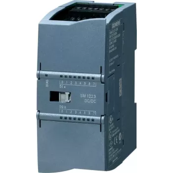 Siemens SIMATIC S7-1200 skaitmeninių ir analoginių įėjimų/išėjimų modulis, 8 DI/8 DO/2 AI/2 AO, 24V DC, Source Output, DIN Rail 6ES7223-1BL32-0XB0