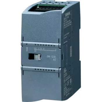 Siemens SIMATIC S7-1200 SM 1231 analoginio įėjimo modulis 6ES7231-4HD32-0XB0, 4 AI, 0-20mA/4-20mA, 13 bitų, kištukinis gnybtų blokas