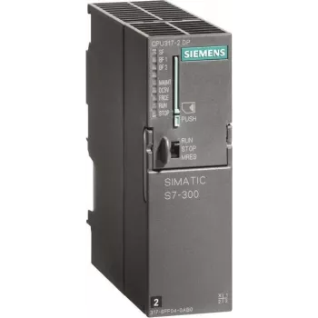 Siemens SIMATIC S7-300 CPU 317-2 DP, 1 MB darbo atmintis, MPI/DP ir PROFIBUS DP sąsajos, 24V DC, DIN bėgio montavimas 6ES73172AK140AB0