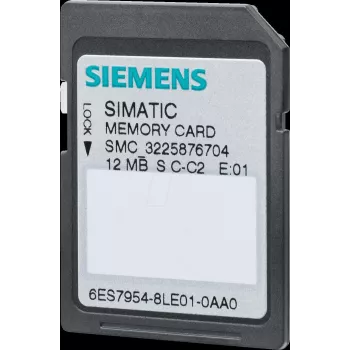 SIEMENS SIMATIC S7 atminties kortelė 24MB Flash, skirta S7-1200/S7-1500/SINAMICS (6ES7954-8LE03-0AA0)