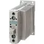 Siemens SIRIUS 3RF23 kietojo kūno kontaktoriai, 1 fazės, 30 A, 48-460 V AC, 24 V DC valdymas, nulinio taško perjungimas, varžtiniai gnybtai, DIN bėgelis 3RF2330-1AA04