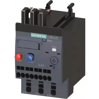 Siemens SIRIUS 3RU2116-0FC0 terminis perkrovos relė, 1,1-1,6 A, 10 klasė, 3 polių, varžtiniai gnybtai, 690 V