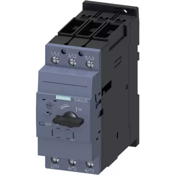 SIEMENS SIRIUS 3RV2031-4WA10 Variklio starterio apsauginis įtaisas, 2,2-3,2 A, 10 klasė, 690 V AC, 3 polių, varžtiniai gnybtai