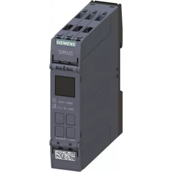 SIEMENS SIRIUS 3UG5625-1CW30 liekamosios srovės stebėjimo relė, AC/DC jautri, 24-240 V AC/DC, 1 kanalas, skaitmeninis LCD, 2 perjungimo kontaktai