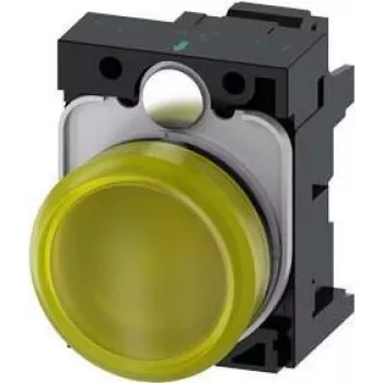 Siemens SIRIUS ACT 3SU1102-6AA30-3AA0 Geltona LED signalinė lemputė, 24V AC/DC, 22mm