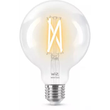 Signify WiZ Filament 60W E27 Globeform G95 Clear Smart LED Lemputė Vienetinis Paketas