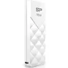 Silicon Power 16GB USB 2.0 atmintukas, įtraukiamas be dangtelio, baltas