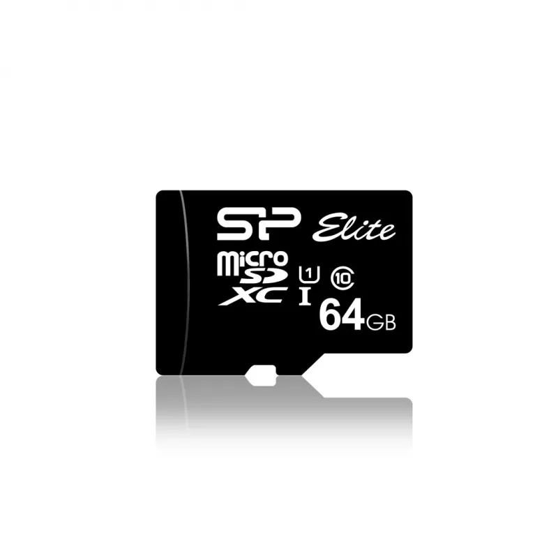 Silicon Power 64GB microSDXC UHS-I Class 10 U1 V10 atminties kortelė